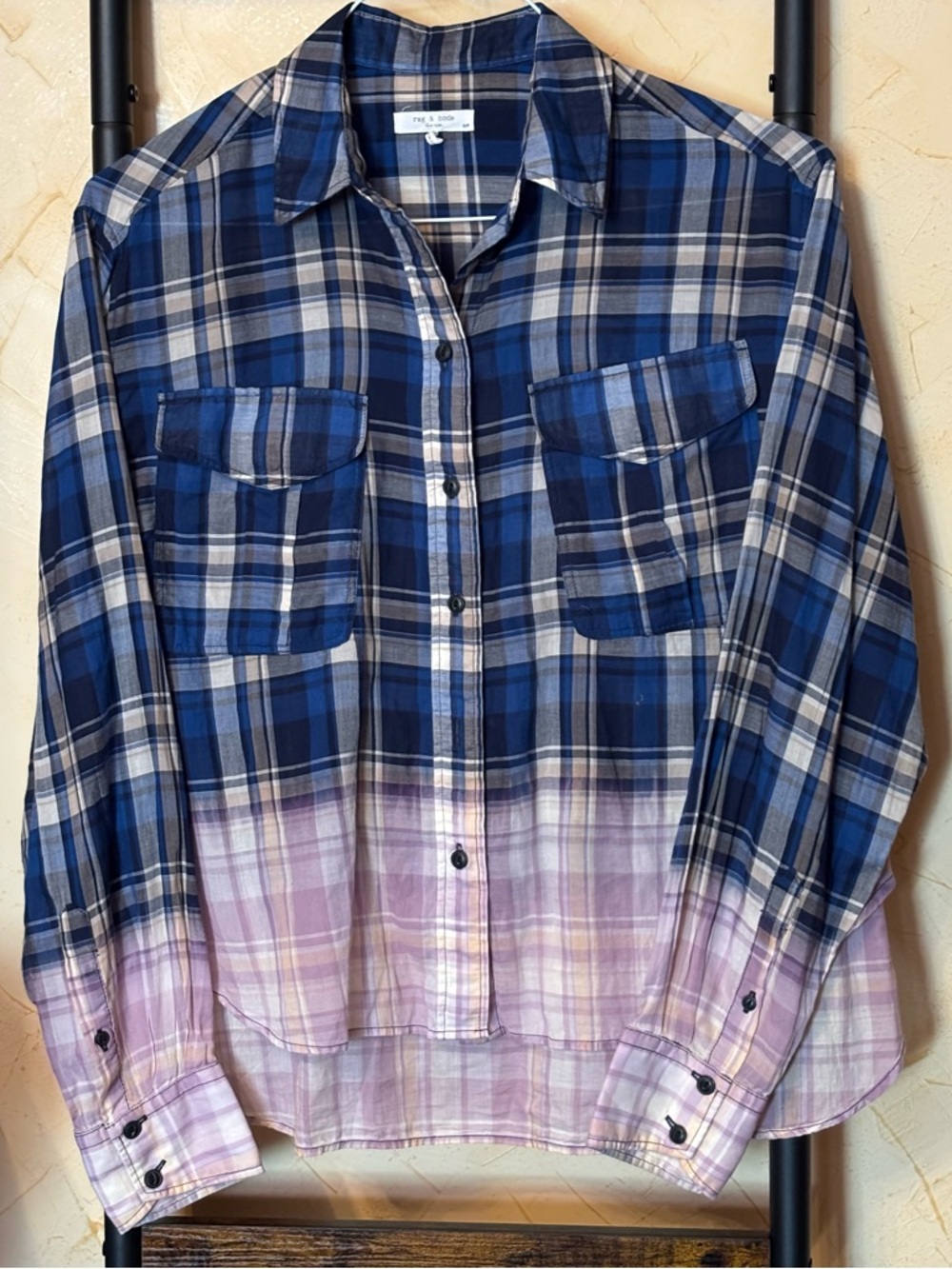 rag & bone Size S Plaid Button-Down Shirt